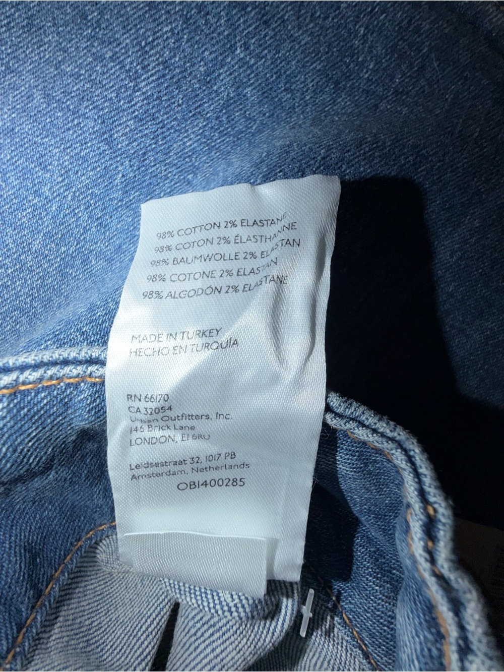 Pilcro Wide-Leg High-Rise Jeans — Denim Blue Sz 30 NWT - Picture 5 of 6